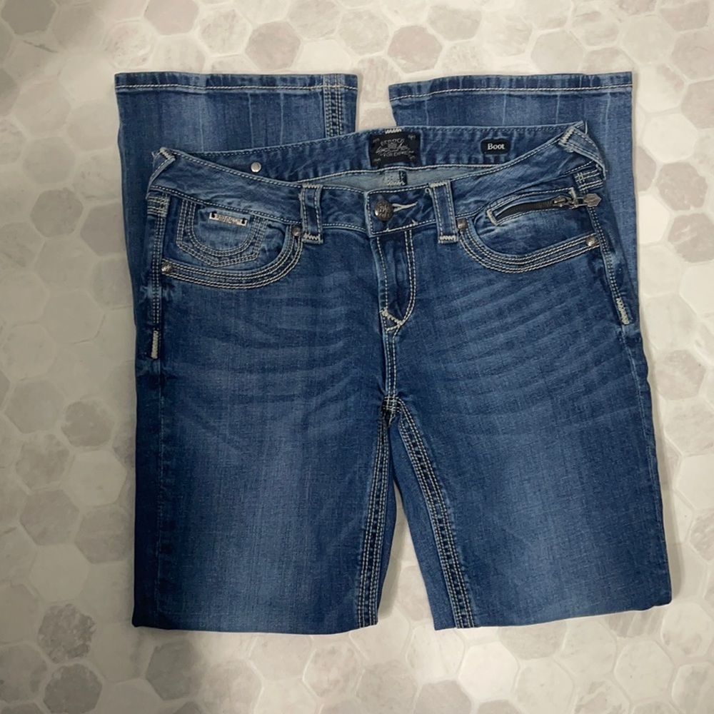 Express ReRock Bootcut Jeans